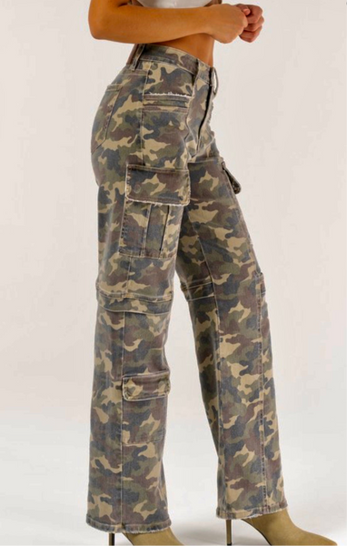 Camo Cargo Jeans
