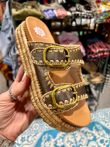 Yellowbox Herana Bronze Sandals