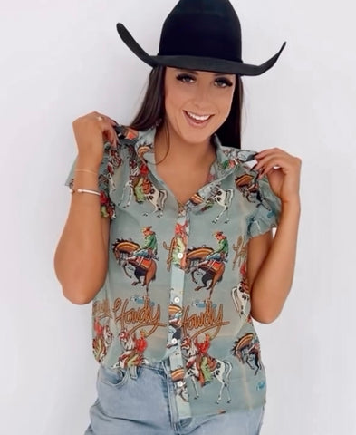 Rodeo Mesh Top