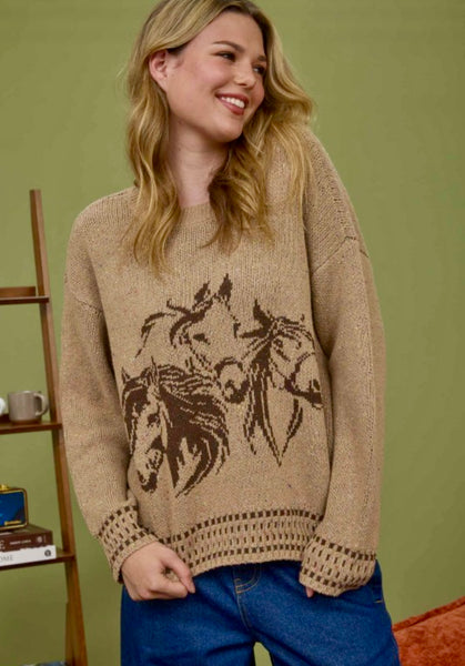 Horsin' Around Sweater