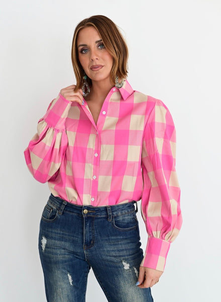 The Perfect Pink Gingham Shirt