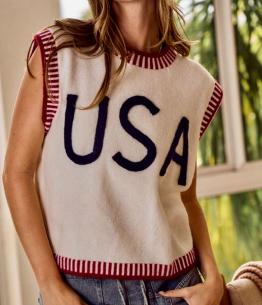 USA Sweater Tank