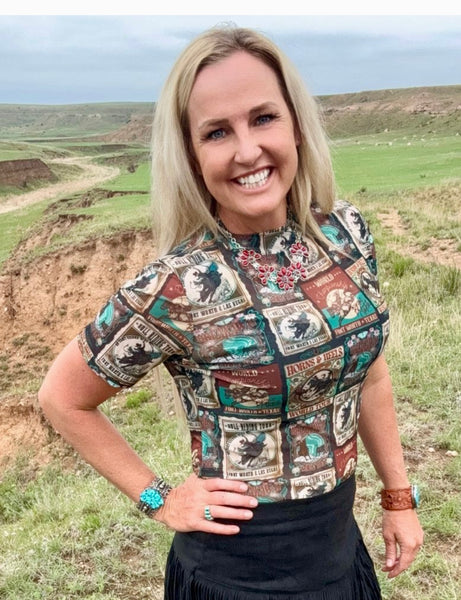 Vintage Rodeo Mesh Top