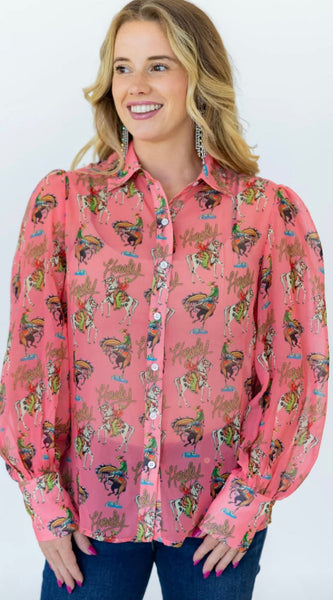 Pink Howdy Shirt