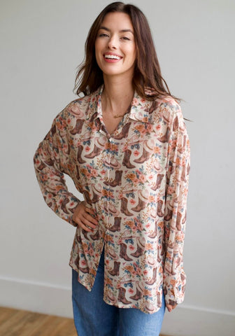 Boot Scootin' Blouse