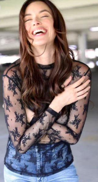 Black Lace Top