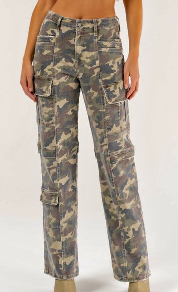 Camo Cargo Jeans