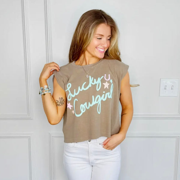 Lucky Cowgirl Tank