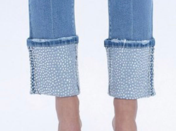 Bling Cuff Jeans