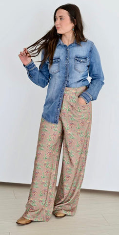Best Fitting Leopard Barrel Jeans