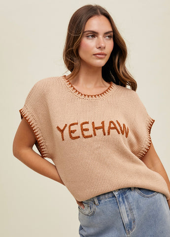 Howdy Sweater Vest