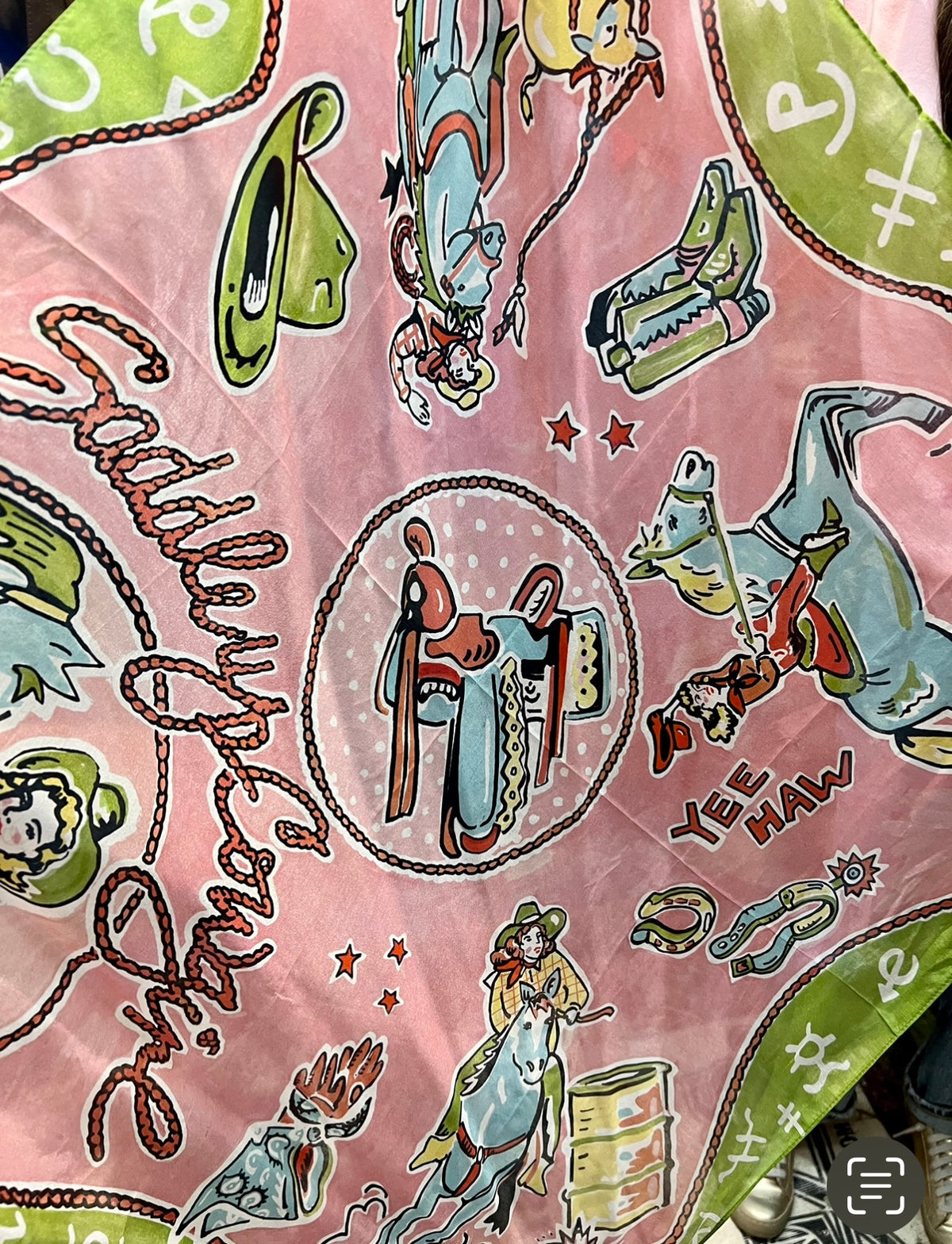 Saddle Up Cowgirl Shorty Scarf