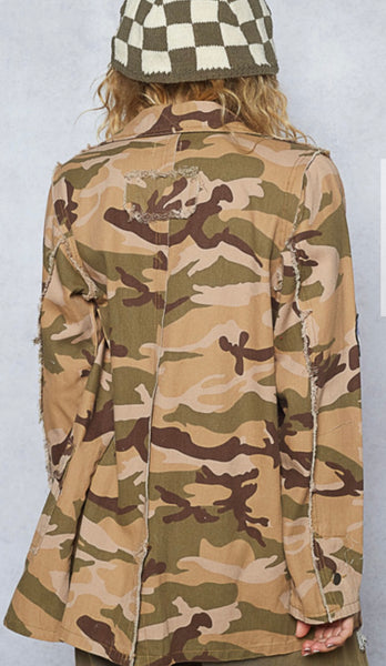 Camo Patch Blazer