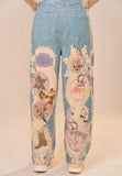 Western Print Jeans