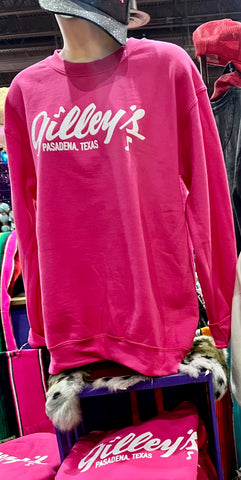 Hot Pink Gilley’s Sweatshirt