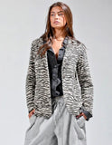 Zebra Denim Blazer