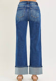 Risen Ankle Cuff Jeans