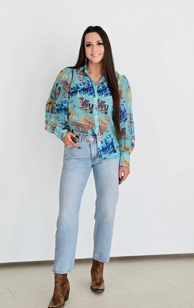 The Clementine Cowgirl Blouse
