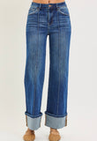 Risen Ankle Cuff Jeans
