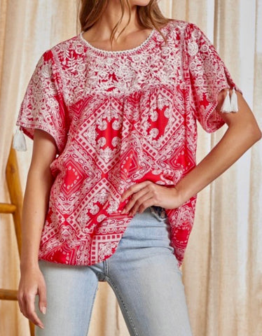 The Rosie Embroidery Top