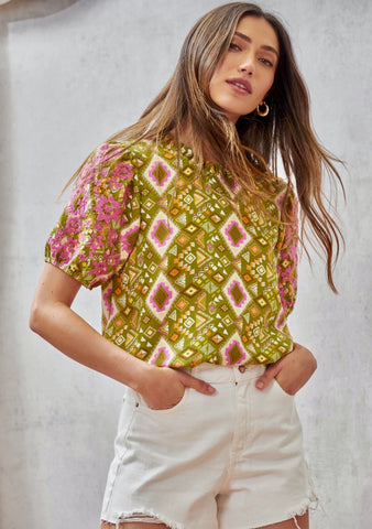 The Ashley Embroidery Top