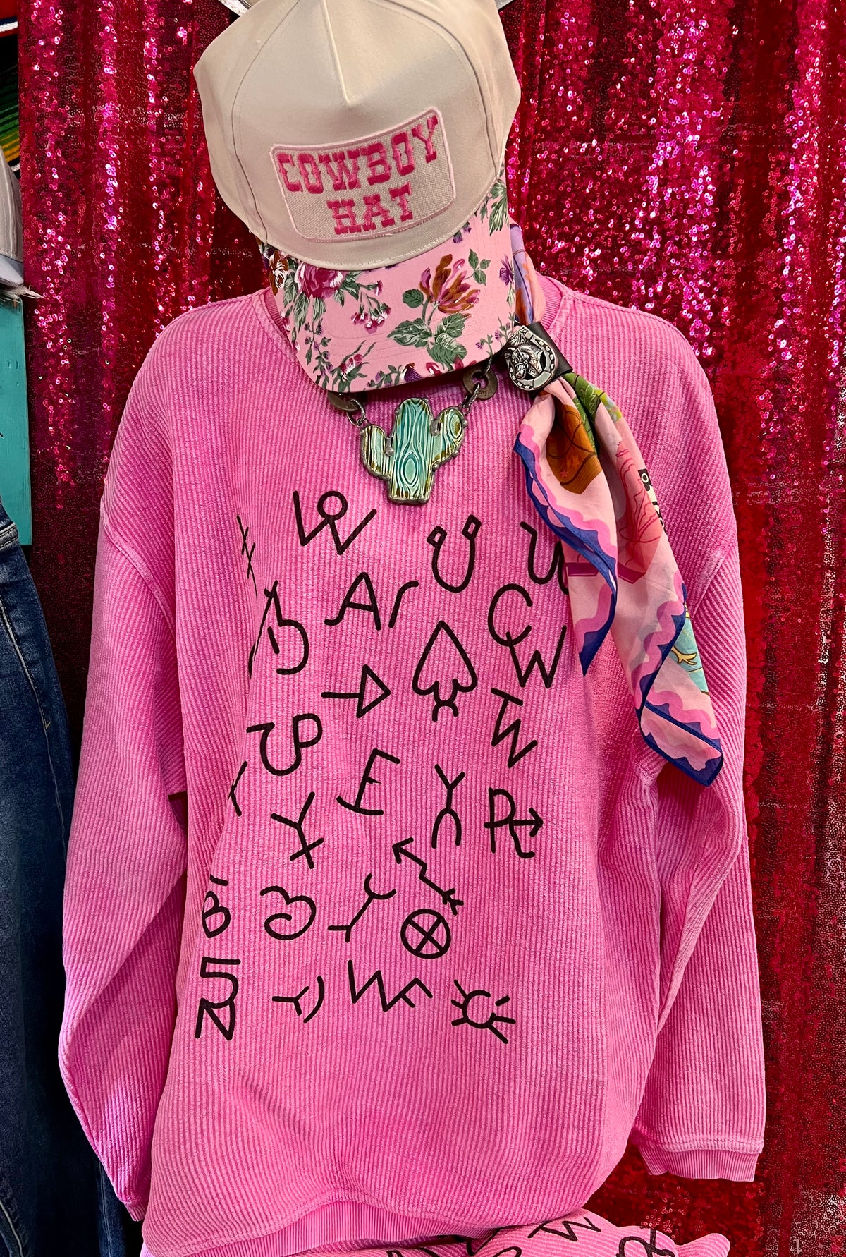 Pink Brands Corded Pullover