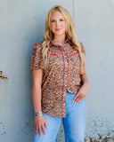Leopard Pearl Snap