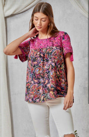 The Olivia Embroidery Top