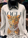 Vogue Cheetah Sweatshirt