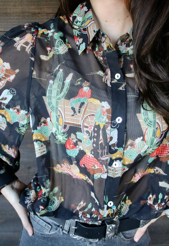 Western Wagon Blouse