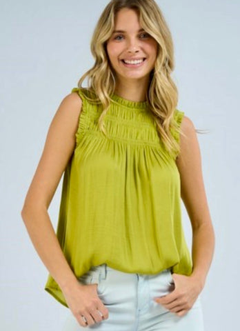The Smocked Lime Tank
