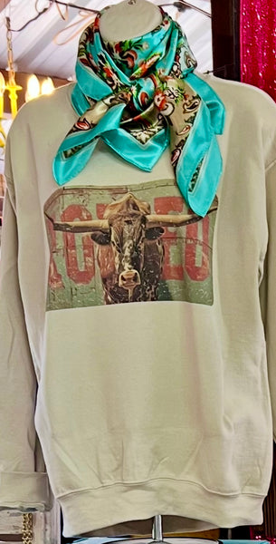 Rodeo Longhorn Sweatshirt