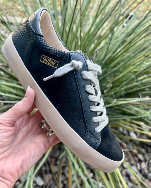 ShuShop Rebel Black Sneakers