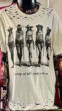 Hell’s Coming Distressed Tee