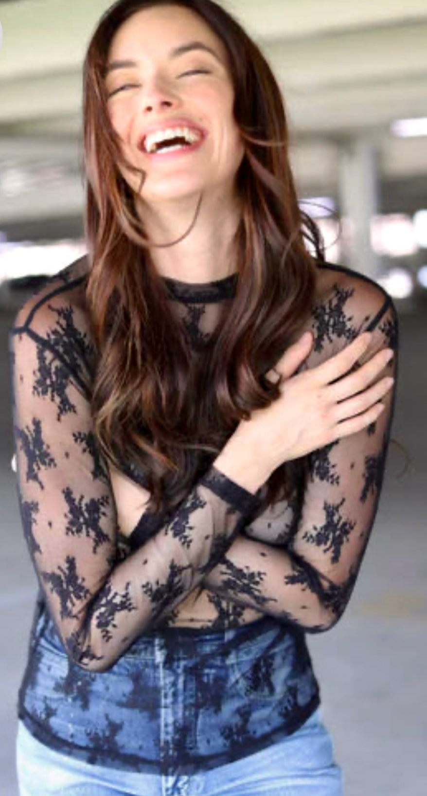 Black Lace Top