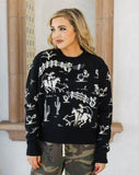 Black Rancho Sweater