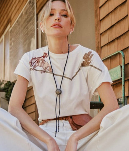 Ivory Bandera Top