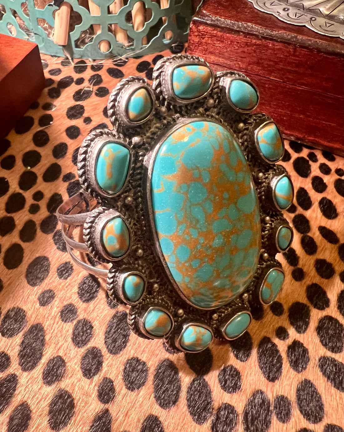 Cluster Cuff Bracelet