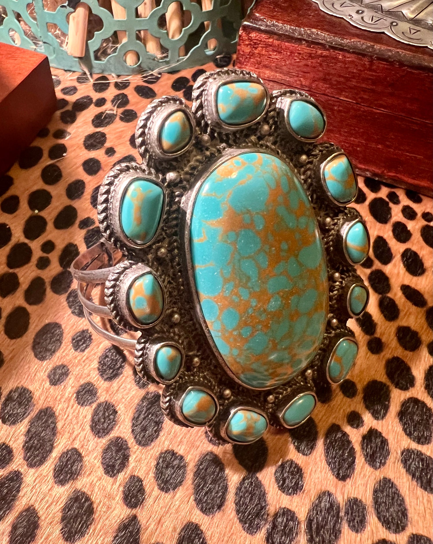 Cluster Cuff Bracelet