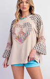 Heart Patch Top