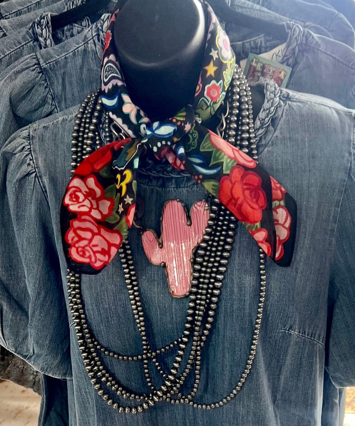 Ranch Rose Shorty Scarf
