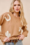 Patched Sweatshirt