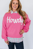 Pink Howdy Sweater