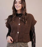 Button Down Sweater Vest