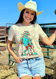 Sunset Cowboy Tee
