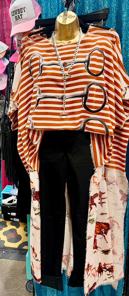 Snaffle Bit Hi Lo Tunic