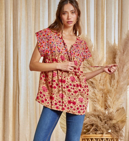 The Emily Embroidery Top