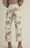 Western Print Crop Pants