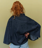 Denim Poncho