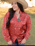 Rust Brands Satin Shirt